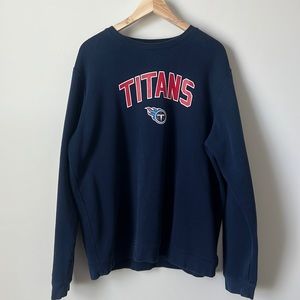 NFL Tennessee Titans Nike Crewneck Sweatshirt in Navy